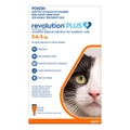 Revolution Plus for Medium Cats 2.5 to 5 Kg (Orange) 6 Pipettes