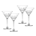 4pc Pasabache 230ml Timeless Martini Glasses Cocktail Margarita Drink Cup Clear