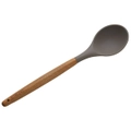 Ecology 32cm Silicone Spoon Kitchen Cooking Utensil w/ Acacia Wood Handle GRY/BR