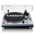 Lenco 43x35cm Professional Vinyl Record Direct-Drive LP Turntable Metallic Blue