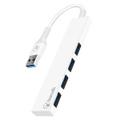 Bonelk Long-Life Series USB-A to 4 Port USB 3.0 Slim Hub - White [ELK-80041-R]