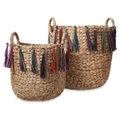 Casa Amira Set of 2 Woven Baskets