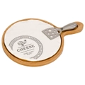 Casa Gift Boxed - Round Porcelain Cheeseboard on Bamboo Base