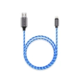 Sansai Light Up LED 8-Pin Phone/Tablet Charging Cable 1m Assorted Colours Set