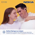 Nokia Essential True Wireless Earphones (E3100) - Red