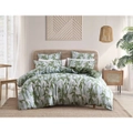 Florence Broadhurst Bamboo Quilt Cover Set Green Tan