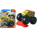 Hot Wheels Monster Hound Hauler Jam Truck with Crushable Car 1:64 Scale for ages 3+