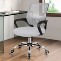 ALFORDSON Mesh Office Chair Mid Back Grey