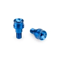 Puig Speed Bar Ends To Suit Various Yamaha Models (Blue)