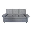 Foret Grey 3 Seater Sofa Sectional Lounge Couch Furniture Modern