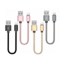 Short Braided USB Fast Charging Sync Cord Cable for iPhone 14 13 12 11 X 9 - 2x