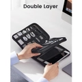 Double Layer Electronic Accessories Organiser Travel Storage Bag Gadget Cable
