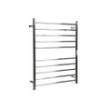 HOTWIRE Hotwire Heated Towel Rail - Round Bar (H900mmxW700mm) with Timer - Chrome