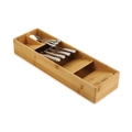 Joseph & Joseph DrawerStore Non-slip Feet Bamboo Cutlery Storage Organiser Set