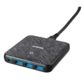 ANKER PowerPort Atom III Slim Wall Charger - Black Fabric -Best for travel [A2045T11]