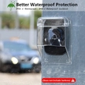 Outdoor Transparent Wireless Waterproof Doorbell Cover
