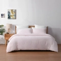 Dreamaker 225TC Cotton Washed Comforter Set Pink (Queen,King)