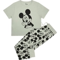Disney Womens/Ladies Dreamboat Mickey Mouse Long Pyjama Set