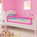 Toddler Safety Bed Rail 150 x 42 cm Pink vidaXL
