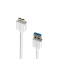 Orico CSR3-10-WH 1m USB 3.0 Data Cable Type A Male to Micro B Male for Portable HDD White