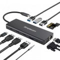 Simplecom CHN612 USB-C 12-in-1 Multiport Docking Station Dual HDMI + VGA Triple Display
