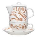 Ecology Nori Stoneware Tea For One Drinking Teapot/Teacup/Saucer Set 170/320ml