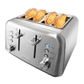 Baccarat The Toasty Slice 4 Slice Toaster Stainless Steel Size 28.5X29.0X19.3cm