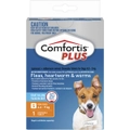Comfortis Plus for Small Dogs, 4.6-9kg Chewable Heartworm Tablet