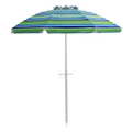 Costway Outdoor Umbrella Beach Canopy Sun Shade Tilting Parasol Shelter UPF50+ Garden Patio Deck w/Carry Bag