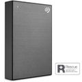 Seagate One Touch Portable Hard Drive With Rescue Data 4TB - Space Grey