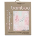 Bamboo Berry by Bubba Blue Change Pad Cover - Pink Animal Print