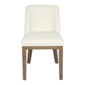 Belle Denver Oak Upholstered Dining Chair