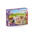 Schleich Hannahs Guest Horses With Ruby The Dog
