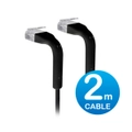 Ubiquiti U-CABLE-PATCH-2M-RJ45-BK UniFi Patch Cable 2m Black, Both End Bendable to 90 Degree, RJ45 Ethernet Cable