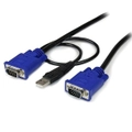 StarTech 10 ft 2-in-1 Ultra Thin USB KVM Cable [SVECONUS10]
