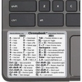 Chromebook OS Laptop Reference Keyboard Shortcut Sticker - White, No-Residue Adhesive, for Any Chromebook Laptop (1 PCS) [NBAOEM0185]