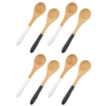 Davis & Waddell 8pc Amhara Bamboo Dip Spoon Set Tableware/Serving Utensil