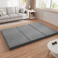 Advwin Foldable Mattress Trifold Folding Portable Floor Foam Pad Camping Cushion Linen Sofa Lounge Bed 190*130