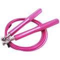 Pink Lightweight Aluminium Speed Skipping Rope