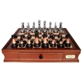 CHESS DAL ROSSI METAL/MARBLE Family Board Game with Draw