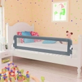 Toddler Safety Bed Rail Grey 150x42 cm Polyester vidaXL