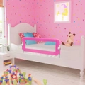 Toddler Safety Bed Rail 102 x 42 cm Pink vidaXL