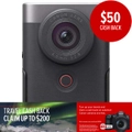 Canon PowerShot V10 Vlogging Camera (SLV)