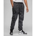 Nike Jordan Brooklyn Fleece Pants Black/White DV1447-010 Women's