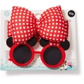 Disney Minnie Mouse Kids Head Wrap & Sunglasses Set - Red & Black