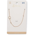 &me Women's Gold Plated Q Necklace - Gold