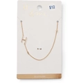 &me Women's Gold Plated H Necklace - Gold