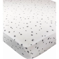 Bonds Home Baby Star Print Fitted Cot Sheet - White