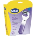 Scholl Expert Care File and Smooth 2 in 1 Electronic Foot File System