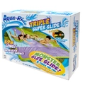 Aqua Ride Triple Water Slide w/ Sprinklers Fun Outdoor Activity Kids/Children 5+